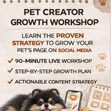 Pet Creator Growth Workshop by Mocha Pom - May 2026